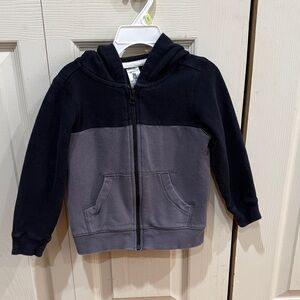 Carter's Two-Tone Black and Gray Kids Hoodie 3T